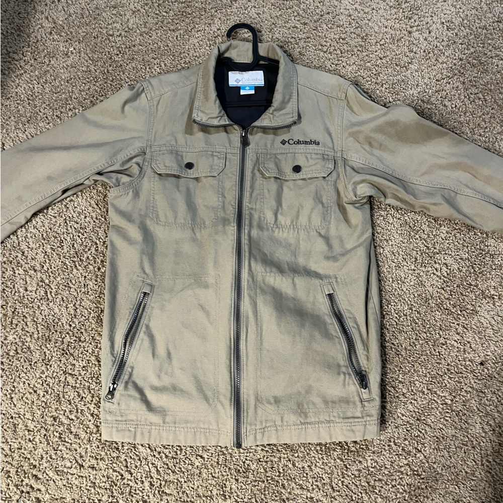 Columbia Men's Light Brown Canvas Jacket